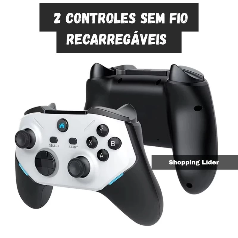 Game Stick M88 4K –Esse Roda Play 2 – Console Retrô Portátil com Jogos de PS2, PSP, N64 e Muito Mais - Imagem 2