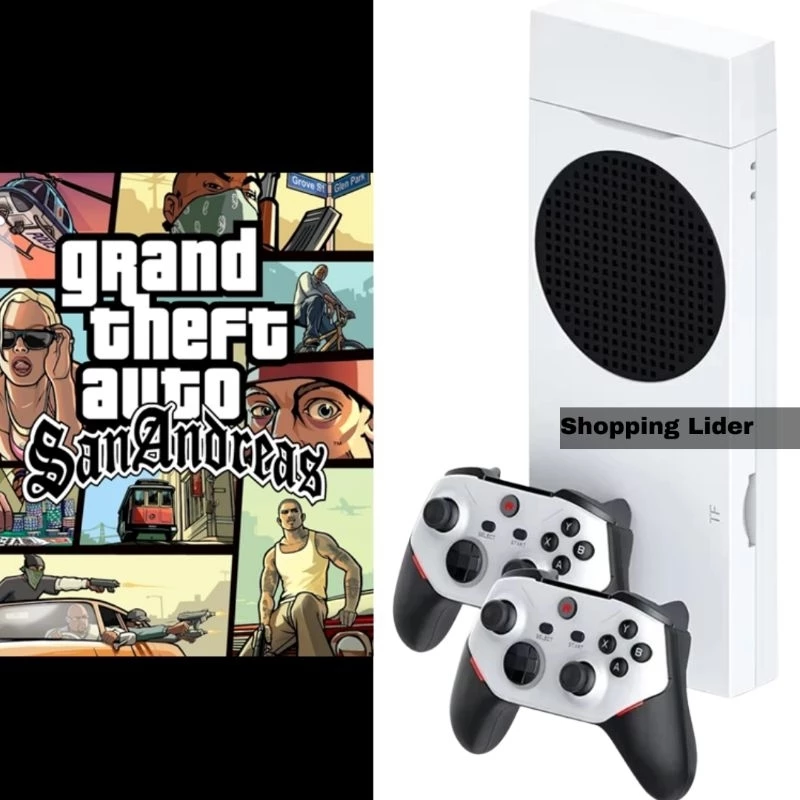 Game Stick M88 4K –Esse Roda Play 2 – Console Retrô Portátil com Jogos de PS2, PSP, N64 e Muito Mais - Imagem 3