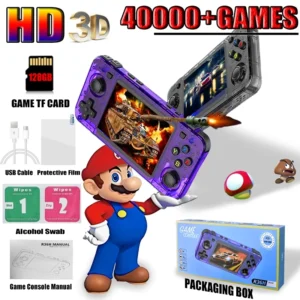 Novo Console De Jogos Portátil R36H Com Tela IPS De 3,5 Polegadas e Sistema Linux Com Mais De 40000 Jogos