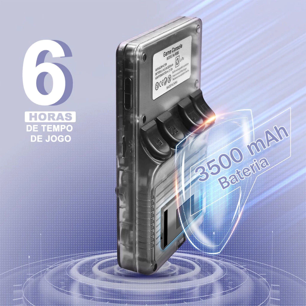 Console Portátil R36S + de 15.000 Jogos Vídeo Game 64g Linux Tela IPS 3.5 Polegadas - Imagem 6