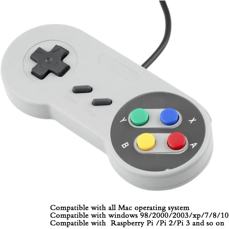 Joystick Controle USB Super Nintendo SNES para PC Mac Linux - Imagem 5